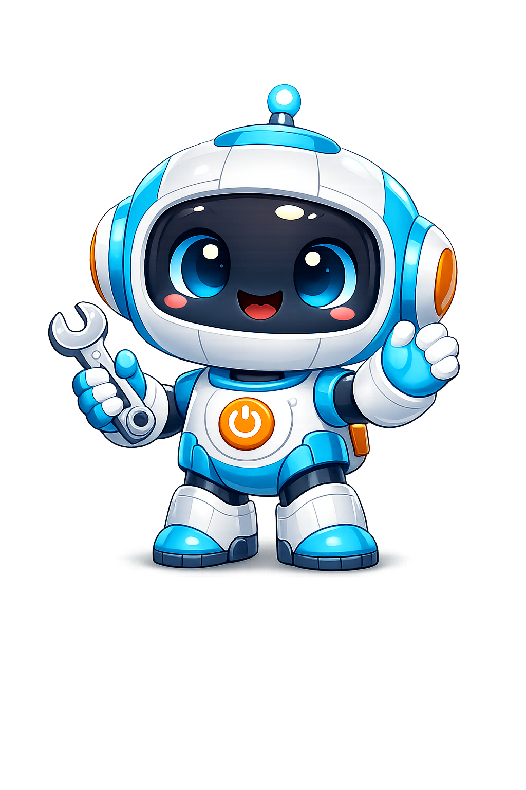 SiMU mascot waving